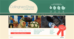 Desktop Screenshot of collinghamshow.com